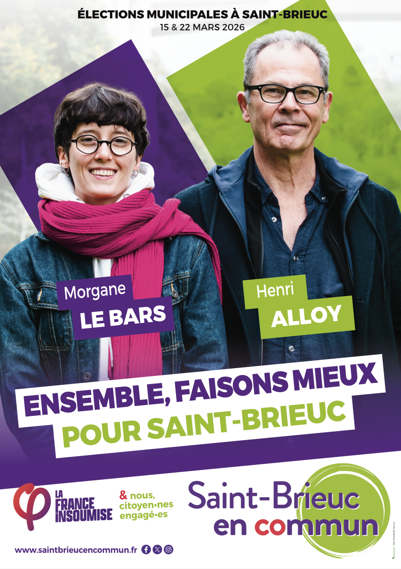 Affiche saint brieuc en commun